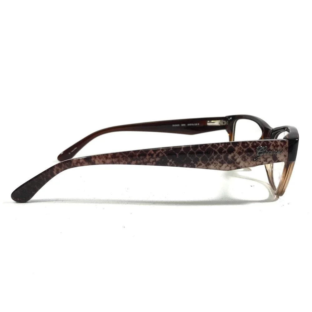 Guess Eyeglasses Frames GU2423 BRN Brown Fade Cat Eye Snakeskin 49-15-135